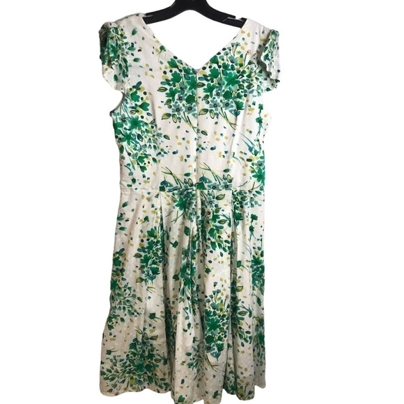 Rabbit Designs Spring Floral Dress Size 14 - Picture 3 of 11